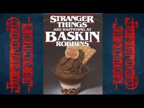 Baskin-Robbins Stranger Things Upside Down Sundae