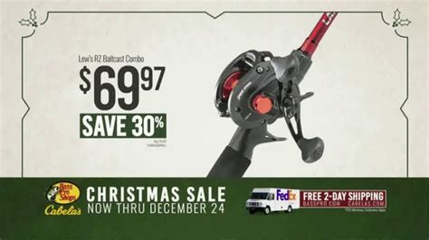 Bass Pro Shops Christmas Sale TV Spot, 'Lew's RZ Baitcast Combo'