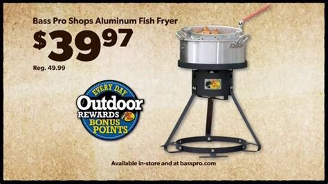 Bass Pro Shops TV Spot, 'Men's Under Armour, Fish Fryer and Merrell Hikers'