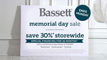 Bassett Memorial Day Sale TV Spot, 'Better Made, Better Looking'