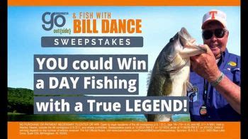Bassmaster TV Spot, 'Go Outside & Fish With Bill Dance Sweepstakes'