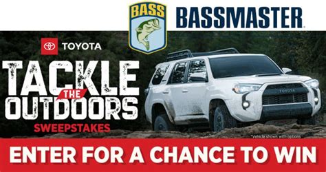 Bassmaster TV Spot, 'Toyota Tackle the Outdoors Sweepstakes' created for Bassmaster