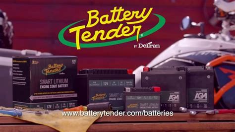 Battery Tender TV Spot, 'AGM and Smart Lithium Engine Start Batteries'