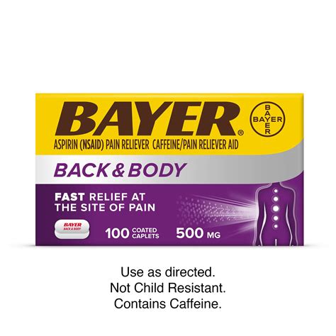 Bayer Aspirin Back & Body logo