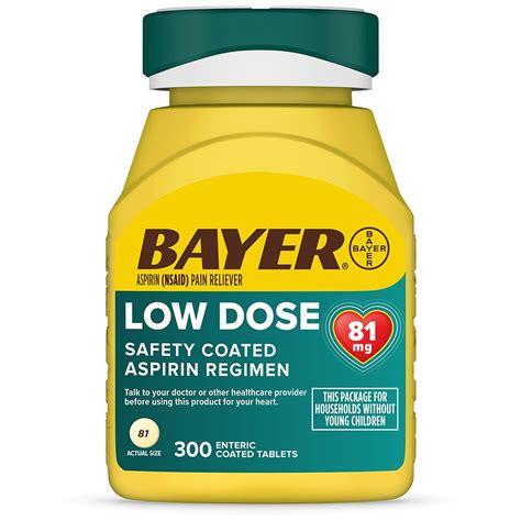Bayer Aspirin Low Dose Aspirin logo