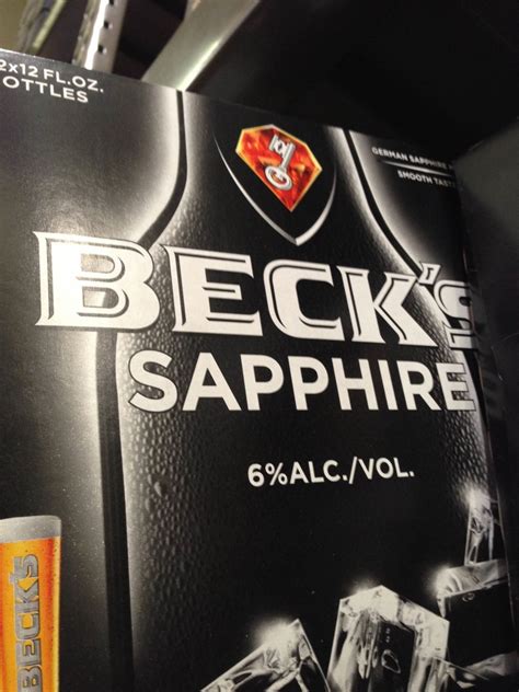 Beck's Beer Sapphire logo