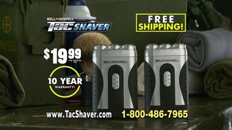 Bell + Howell Tac Shaver TV Spot, 'Double Offer: $10 Off' featuring Nick Bolton