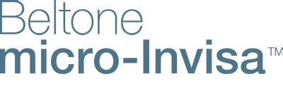 Beltone micro-Invisa logo