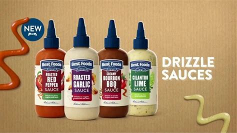 Best Foods Drizzle Sauces TV Spot, 'Restaurant Flavor'