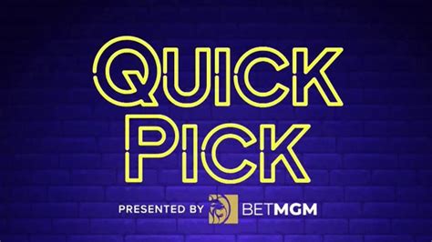 BetMGM Quick Pick TV Spot, 'Pregame Picks' created for BetMGM