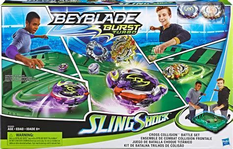 Beyblade Burst Turbo Slingshock Cross Collision Battle Set TV Spot, 'Let It Rip'