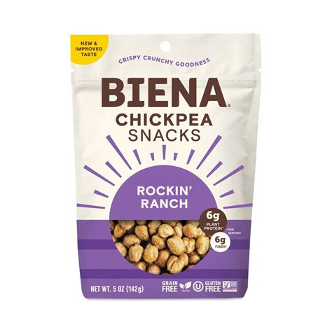 Biena Rockin' Ranch Chickpea Snack logo