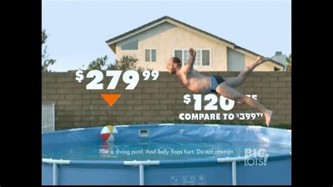 Big Lots TV commercial - Belly Flop