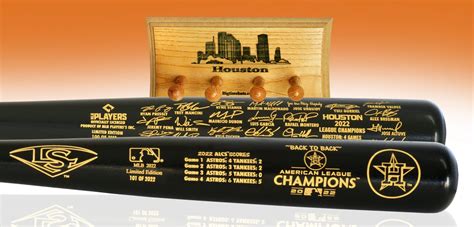 Big Time Bats Astros 2022 Back to Back AL Pennants Louisville Slugger Bat tv commercials