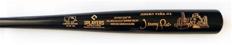 Big Time Bats Jeremy Pena WS MVP Black Maple Bat