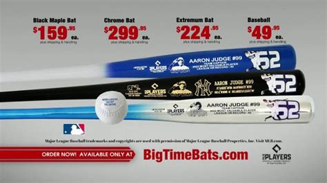 Big Time Bats TV commercial - Aaron Judge MVP Bat Collection