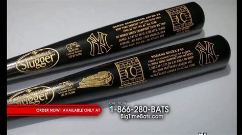 Big Time Bats TV Spot, 'Jeter & Rivera Hall of Fame Two Bat Set'