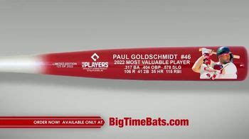 Big Time Bats TV Spot, 'Paul Goldschmidt MVP Bat Collection' created for Big Time Bats