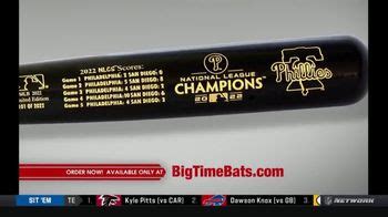 Big Time Bats TV Spot, 'Phillies 2022 National League Champions Louisville Slugger Bat' created for Big Time Bats