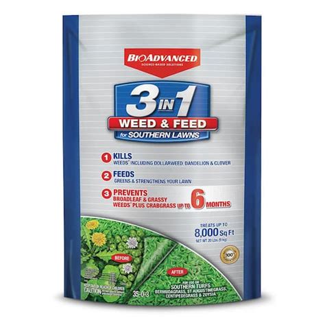 BioAdvanced 3-in-1 Weed & Feed for Southern Lawns