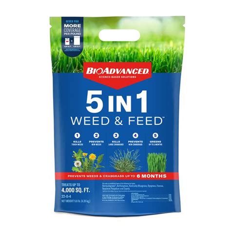 BioAdvanced 5 in 1 Weed & Feed
