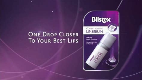 Blistex Conditioning Lip Serum TV commercial - Just One Drop