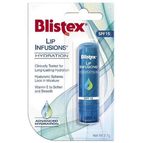 Blistex Lip Infusions Hydrate logo