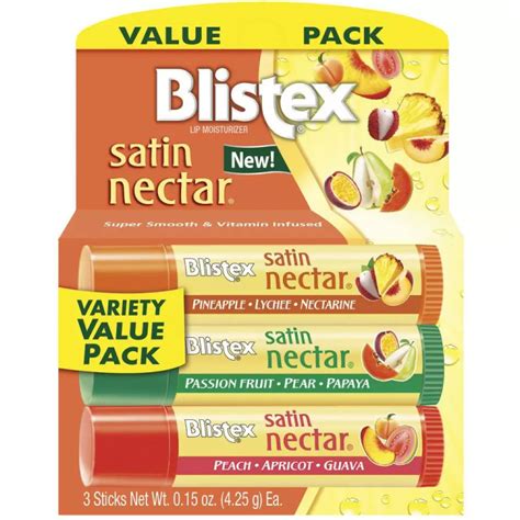 Blistex Satin Nectar logo
