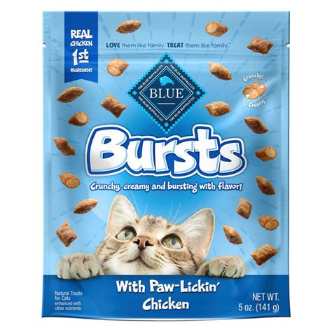 Blue Buffalo BLUE Bursts Paw-Lickin' Chicken Cat Treats