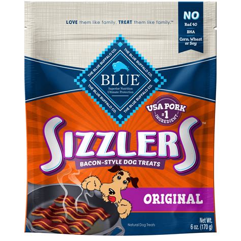 Blue Buffalo BLUE Sizzlers Bacon-Style Dog Treats