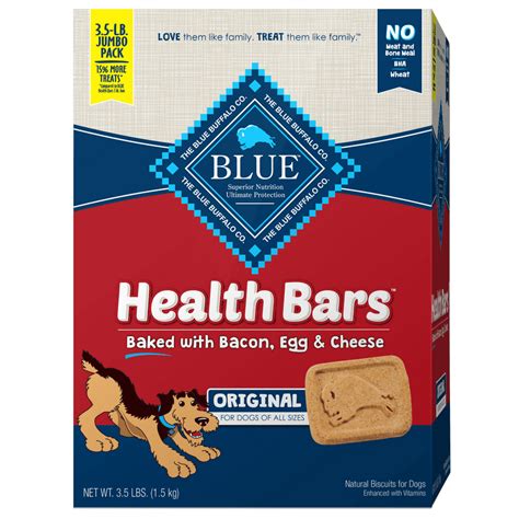 Blue Buffalo Health Bars With Bacon, Egg & Cheese logo