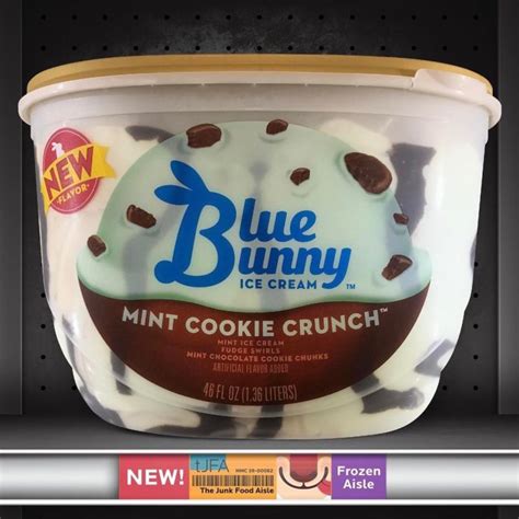 Blue Bunny Ice Cream Mint Cookie Crunch