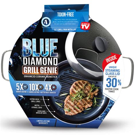 Blue Diamond Pan Traditional Grill Plates