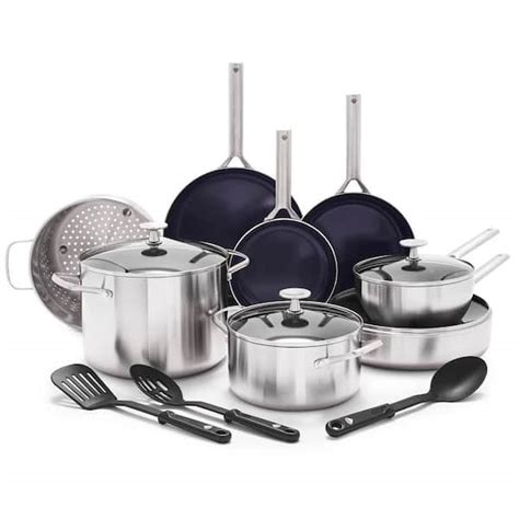 Blue Diamond Pan Triple Steel Nonstick Collection logo