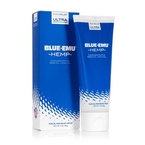 Blue-Emu Ultra Hemp Pain Relief Cream logo