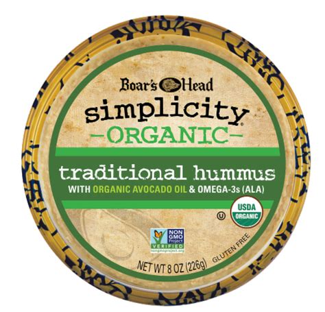 Boar's Head Simplicity Organic Traditional Hummus tv commercials