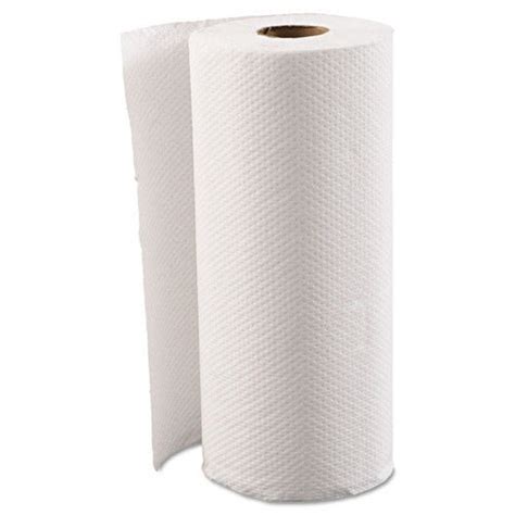 Boardwalk Perforated Paper Towel Roll, 2-ply, White logo