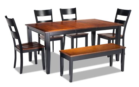 Bob's Discount Furniture Blake 6 Piece Dining Set logo