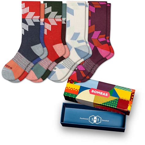 Bombas Holiday Snowflake Calf Socks logo