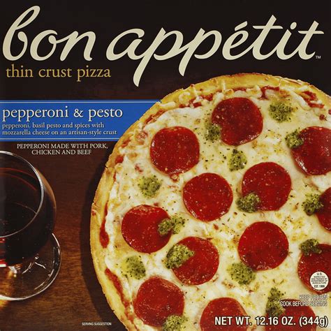 Bon Appetit Pizza Pepperoni & Pesto Pizza logo