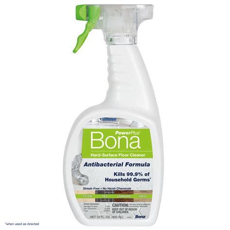 Bona PowerPlus Antibacterial Hard-Surface Floor Cleaner Refill