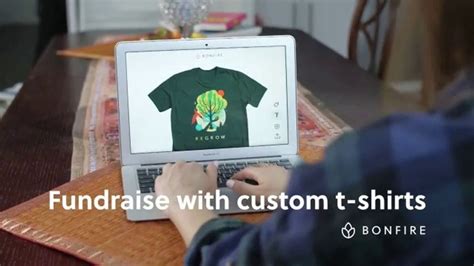 Bonfire TV Spot, 'Custom T-Shirt Fundraising'