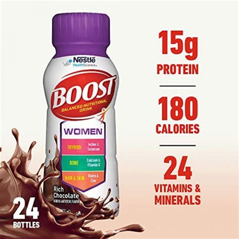 Boost Complete Nutritional Drink Balanced Nutritional Drink for Women Rich Chocolate logo