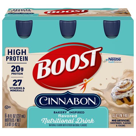 Boost Complete Nutritional Drink High Protein Cinnabon Bakery Inspired tv commercials