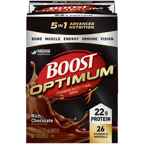 Boost Complete Nutritional Drink Optimum Rich Chocolate logo