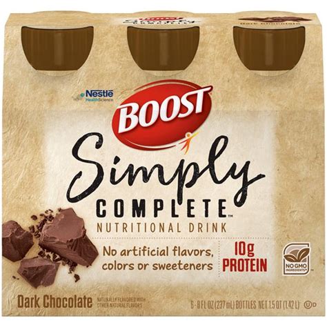 Boost Complete Nutritional Drink Simply Complete Dark Chocolate tv commercials