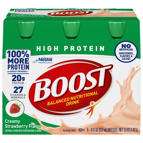 Boost Complete Nutritional Drink Strawberry Bliss logo