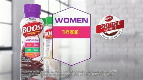 Boost Women TV Spot, 'Count On' created for Boost Complete Nutritional Drink