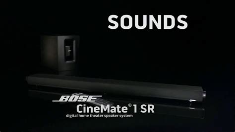 Bose CineMate 1SR TV commercial - Beats of the NFL