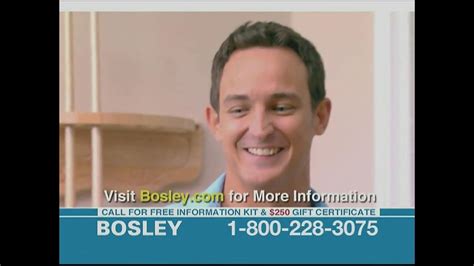 Bosley TV commercial - $250 Savings